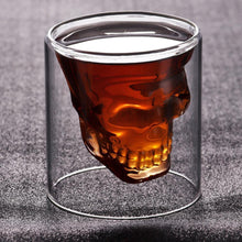 Load image into Gallery viewer, Whiskey Tequila Glass Fun Creative Party Wine Beer Drinking Cup Skull Sake Glass Mug Crystal Beer Mug